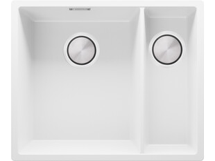 Küchenspüle aus Granit 2 Becken ohne Abtropffläche London 60 Duo Slim