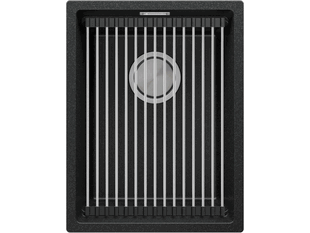 Küchenspüle aus Granit ohne Abtropffläche mit großem Becken XXL Prag 40 Level Slim + Gratisgeschenk