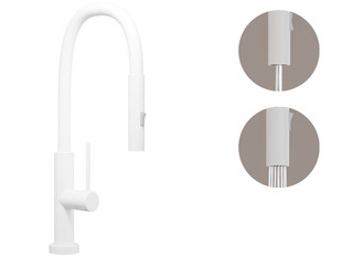 Küchenarmatur mit flexiblem Auslauf FLEX und 2 Strahlarten Primagran 6030